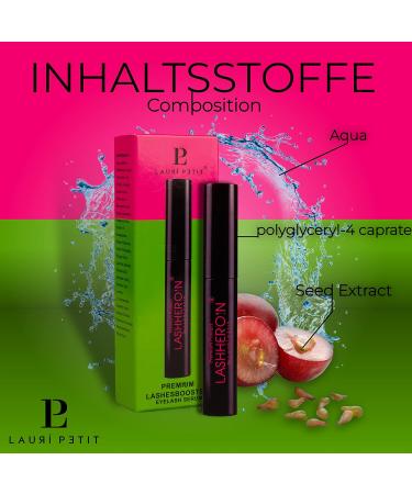 LASHHERO!N Premium Lash Serum by Lauri Petit - BIG PACK 0.17 fl. oz | Effective Lash Growth Serum for Longer Fuller Eyelashes - Buy Online on GoSupps.com