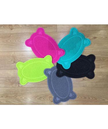 OPUL Bone Style PVC Placemat Waterproof Dog Cat Food Mat Non Slip Dog Puppy Pet Cat Dish Bowl Food Water Mat Wipe Clean FDA Grade (GREY) - Buy Online on GoSupps.com