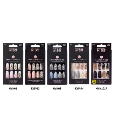 Kiss Masterpiece One-Of-A-Kind Luxe Mani Nails with Glue (KMN02) - Shop Now! - Buy Online on GoSupps.com