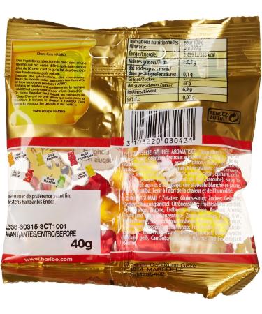 Haribo Golden Bear Jelly Candy 40g x 30 Sachets - Buy Online on GoSupps.com