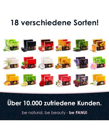 Premium Vegan Grape Soap Bar - Natural Shower Gel & Solid Shampoo for All Skin Types - 110g Panu Soap - Buy Online on GoSupps.com