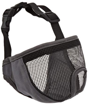 Trixie 17626 Muzzle for short-nosed breeds polyester S grey Grey S - Buy Online on GoSupps.com