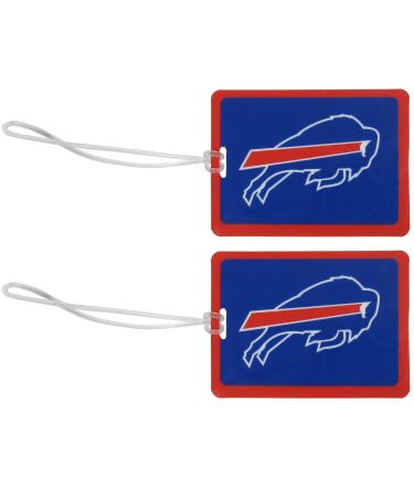 NFL Buffalo Bills Vinyl Luggage Tag, 2pk, Blue - Buy Online on GoSupps.com