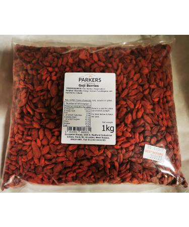 Parkers Goji Berries 1kg - Buy Online on GoSupps.com