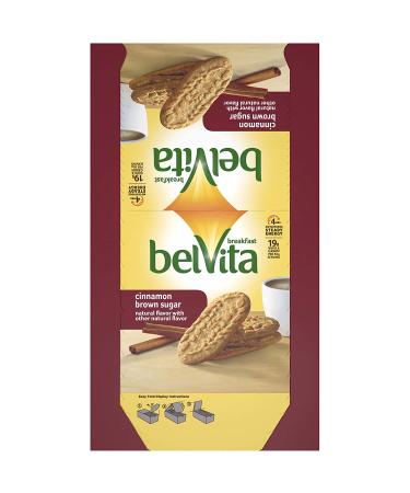 Belvita Cinnamon Brown Sugar Breakfast Biscuits - 4 Pack, 14.08 Oz, 8 Count - Healthy Snack - Buy Online on GoSupps.com