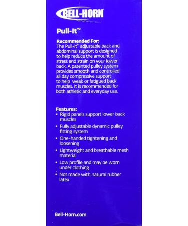 Pull-It Adjustable Back Support Brace - One Size Fits Most | International Shipping Available - Buy Online on GoSupps.com
