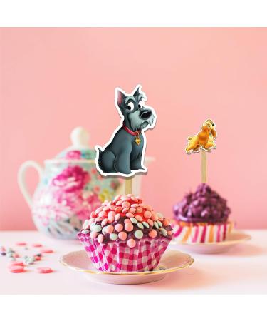 Seyal Lady and Tramp cupcake topper - Buy Online on GoSupps.com