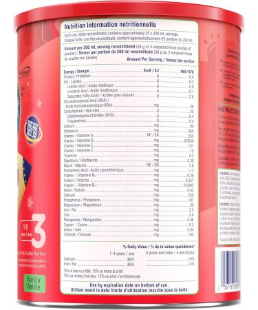 Enfagrow A+ Child & Toddler Nutritional Drink 26 Nutrients including DHA a type of Omega-3 fat Age 1-5 years Vanilla Flavour Powder 907g - Buy Online on GoSupps.com