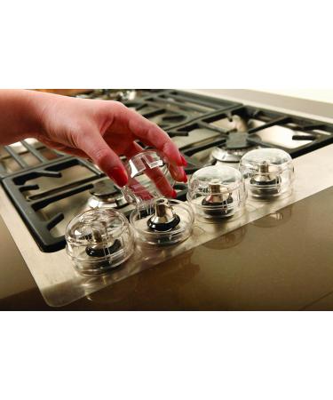 Dreambaby G141 Stove Control Panel Protector - Child Safety Lock Knob Covers (4 Pack) | International Shipping Available - Buy Online on GoSupps.com