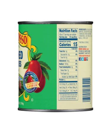 Tuttorosso Crushed Tomatoes with Basil 15oz Cans 6-Pack - Gluten Free & Vegetarian Recipe - Buy Online on GoSupps.com