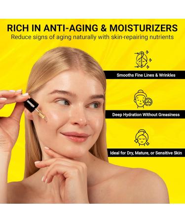 Kisii Prickly Pear Seed Oil 100% Pure and Natural Cold Pressed Oil for Face Hair and Skin Anti-Aging Moisturizer 1 oz Glass Bottle - Buy Online on GoSupps.com