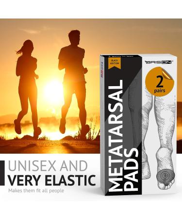 Metatarsal Pads for Women and Men - Gel Ball of Foot Cushions for Pain Relief - 2 Pairs - Buy Online on GoSupps.com