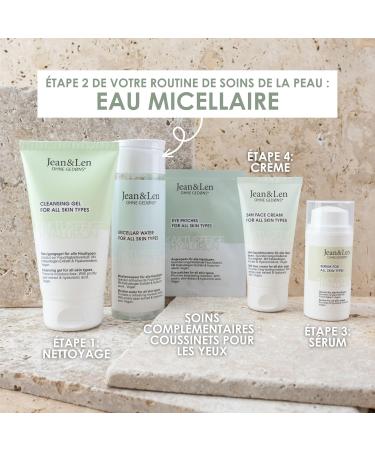 Jean & Len Micellar Water Hydrating Prickly Pear & Hyaluron for all skin types rids skin of impurities & dead cells cleansing micellar water vegan 200 ml - Buy Online on GoSupps.com