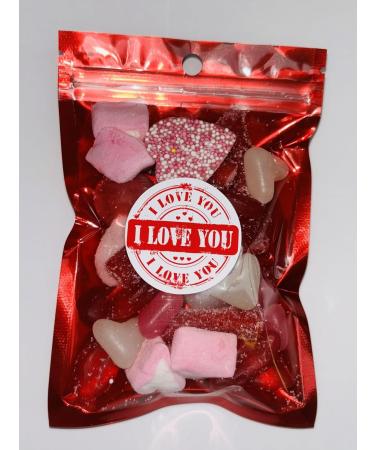 I Love You Galentines Valentines Day Filled Pick N Mix Sweet Treat Pouch Love Heart 100g - Buy Online on GoSupps.com