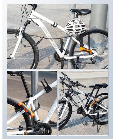 Sportneer Bike U Lock and Cable Set - Heavy Duty Anti Theft Bicycle U-Locks with 18mm Shackle - Includes 6 Ft Security Cable, Mounting Bracket, and Keys - Ideal for Road, Mountain, and Folding Bikes - Buy Online on GoSupps.com