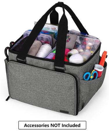 YARWO Sewing Accessories Organizer - Craft Storage Tote Bag in Gray - Buy Online on GoSupps.com