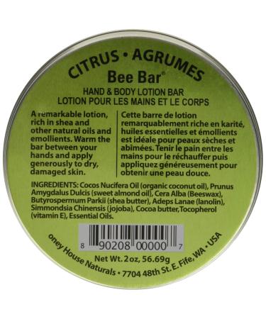Buy Honey House Naturals Bee Bar - Citrus 2 Ounce | Premium Natural Skincare for Global Shipping - Buy Online on GoSupps.com