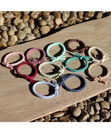 Mandouki Hair Tie (6 pcs) - Elegant Braided Hair Ties for Women & Girls | Ultimate Hold & Durability | Brown Color - Buy Online on GoSupps.com
