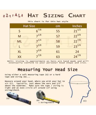 Oztrala Buffalo Leather Outback Hat | Cowboy Style for Men, Women, and Kids | Jacaru Black/Brown/Tan | Size 7 3/8 - Buy Online on GoSupps.com