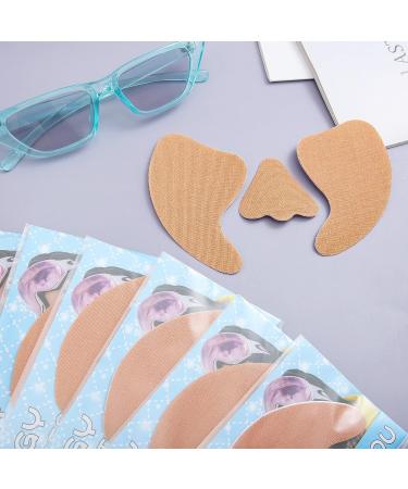 24 Pcs Golf Sunscreen UV Patches for Sun Protection - Women Men Golf Face & Eye Stickers - Light Beige - Buy Online on GoSupps.com