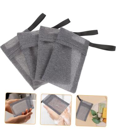 Healeved 8 Pcs Soap Soap Holder Bathing Soap Bar Soap Soap Grey Nylon Fiber - Buy Online on GoSupps.com