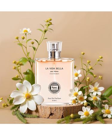 Hybrid & Company La Vida Bella Perfume for Women Graceful Natural Spray with a Sophisticated Aroma 3.4 Fl Oz - Buy Online on GoSupps.com