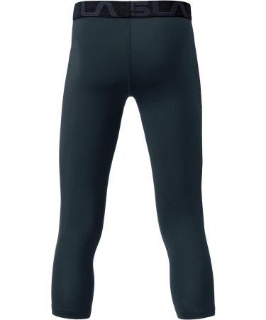 Buy TSLA Boys Compression Pants | USF 50+ Baselayer & Cool-Dry Running Leggings | 4-Way Stretch Workout Pants | Charcoal - International Shipping Available - Buy Online on GoSupps.com