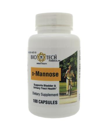 D-Mannose 100 Capsules - Bio-Tech Pharmacal