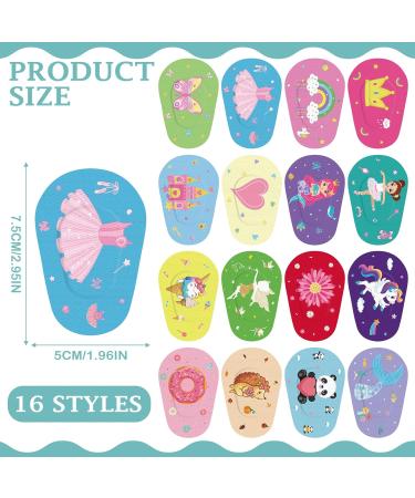 Buy Timgle Adhesive Eye Patches for Kids - 48 Pcs 16 Cute Designs Light Blocking Latex Free Cotton Eye Pads for Toddlers & Boys - Buy Online on GoSupps.com