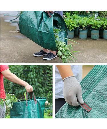 Lawn and Bags | Lawn Bags with Large Capacity | Lawn Garden Bags Garden Bags for Debris Large Capacity with Up and Down Handles for Easy Dumping Fovolat 60l - Buy Online on GoSupps.com