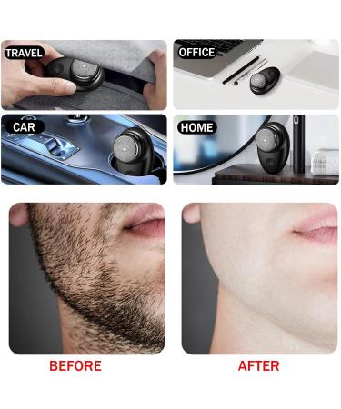 Mini Shaver Mini Electric Shaver Electric Razor for Men Mini Razor for Men USB Rechargeable Waterproof Portable Shavers Easy One-Button Wet and Dry Use Suitable for Home Car Travel(Black) 061 - Buy Online on GoSupps.com