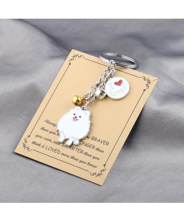 Ensianth Dog Keychain - Perfect Gifts for Dog Lovers | Puppy Paw Print Keyring for Dog Owners | Ideal Dog Mom & Dad Gift - Buy Online on GoSupps.com