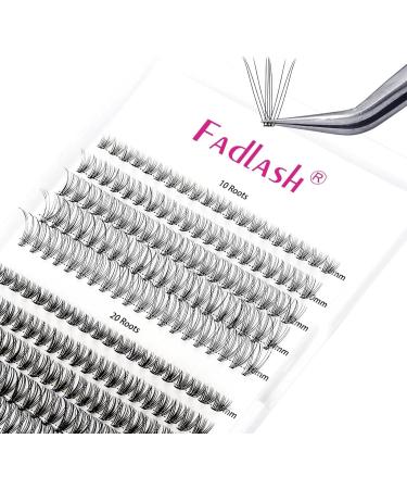 200Pcs 10D/20D 0.07 C Curl Cluster Lashes Mixed Trays DIY Eyelash Extensions 8-16mm at Home - Buy Online on GoSupps.com