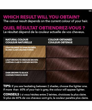 Garnier Olia Permanent Hair Dye Ammonia-Free Hair Color 5.12 Iridescent Medium Brown Long-Lasting Hair Shine With 60% Oils 1 Application BROWN SHADES 5.12 Iridescent Medium Brown - Buy Online on GoSupps.com