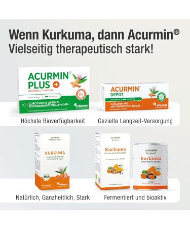 Buy Acurmin Fermented Organic Turmeric Capsules - 1 100 mg with Fermented Pepper - 60 Capsules for Immune Support | International Shipping - Buy Online on GoSupps.com