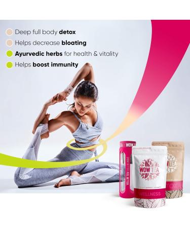 ATOP LLC WOW TEA Cleansing set Detox 21 days of tea Fat Burning Tea for Weight Loss Best Organic Herbal Tea for Detox and Weight Management Brewing group bottle 300g Made in EU Detox & Wellness Pink Bottle Detox & Wellness  - Buy Online on GoSupps.com