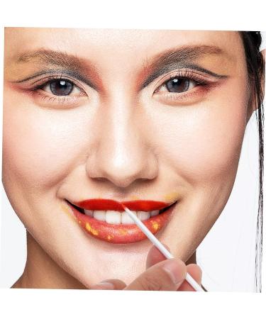 SKISUNO 100pcs Disposable Eyeliner Brush Liquid Eyeliner Cosmetic Eyeliner Wand Makeup Eye Tool Girl Make up 9x6.5cm White - Buy Online on GoSupps.com