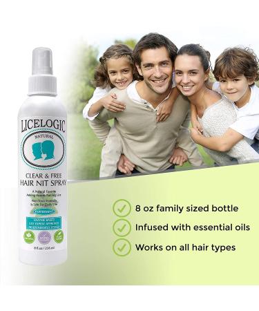 Lice Treatment Hair Spray: Non-Toxic Formula to Kill Lice & Nits Safely - 8 oz - Buy Online on GoSupps.com