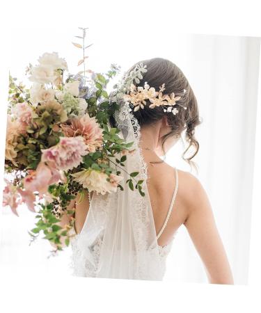 Didiseaon 1 Set Wedding Hair Comb Rhinestone Bobby Pins Tiara Hair Clip Bridal Accessories Rhinestone Headpiece Bride Hair Comb Bride Hair Pin Flower Hair Comb Wedding Headdress - Buy Online on GoSupps.com