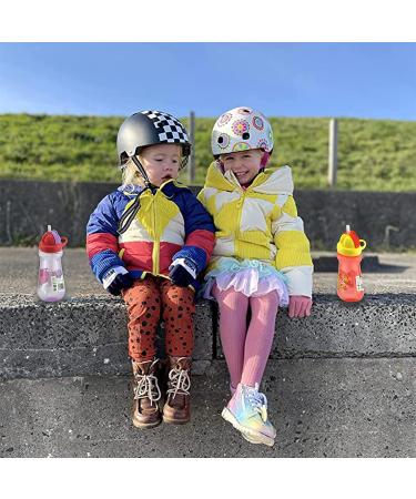 2x Paw Patrol Marshall and Skye Straw Sipper 340ml BPA Free Water Bottles for Kids 6+ Months - Buy Online on GoSupps.com