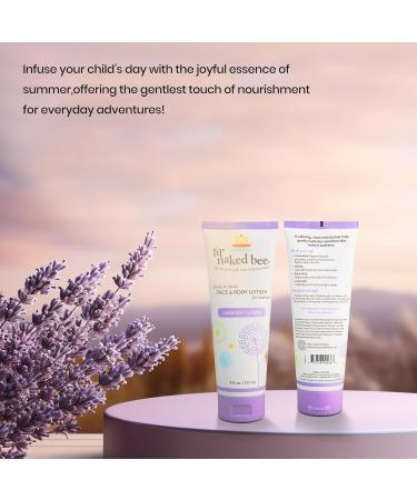 Lil Naked Bee Baby Lotion for Kids (2.5oz) Lavender Lullaby Cheeks to Cheeks Face & Body Lotion for Hydrating & Moisturizing Skin - Buy Online on GoSupps.com