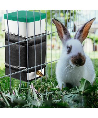 YOXIER Heated Kettle for Rabbits Small Animals Low Power Consumption Animal Water Bottle No Drip Automatic Thermo Dispenser Pet Fountain Rabbit Hamster Black - Buy Online on GoSupps.com