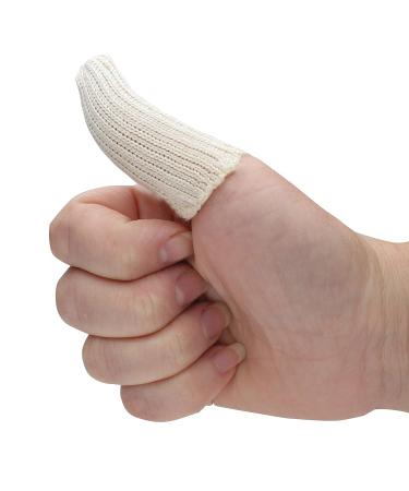 Buy Beadsmith 3 Finger Cots & Toe Sleeve - Breathable Cotton Protector for Sports & Work | Pack of 20 Fingertip Covers - International Shipping Available - Buy Online on GoSupps.com