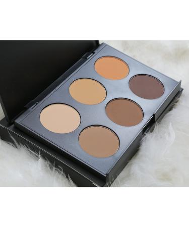 R Noble Contour Palette - Highlighter & Bronzer Kit - 6 Color Makeup Set - Buy Online on GoSupps.com