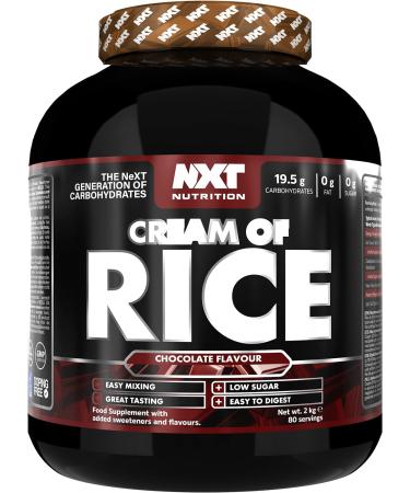 NXT Nutrition Cream of Rice 2kg - Chocolate Flavor - 80 Servings - Buy Online on GoSupps.com
