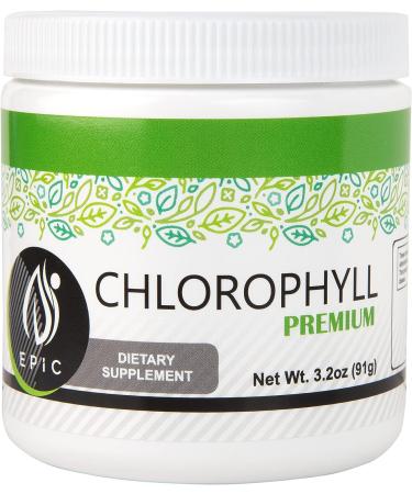 Epic Black Label Premium Chlorophyll Powder Dietary Supplement - Potent & Effective with Mint Flavor - Easy to Take - Buy Online on GoSupps.com