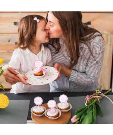 CHEERYMAGIC Mothers Day Cupcake Toppers 13PCS Best Mom Ever Cake Topper Pink I Love Mum Cake Decorations for Women Birthday Happy Mother's Day Theme Party Supplies A4FSCP - Buy Online on GoSupps.com