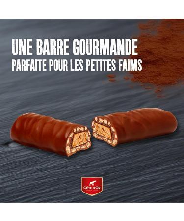 C te d'Or Snax Big Size Milk Chocolate Bar Filled with Caramel Biscuit and Puffed Rice - New Recipe - 2 x 30g - Display of 2 - Buy Online on GoSupps.com