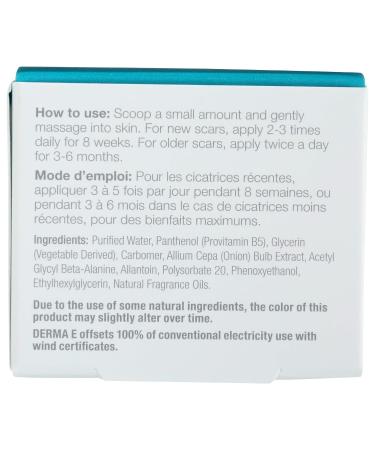 DERMA E Scar Gel - 0.5 OZ | Effective Scar Treatment - Buy Online on GoSupps.com