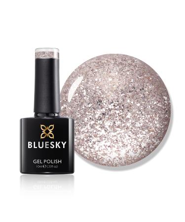 Bluesky Gel Nail Polish Platinum 08 Crystal Clear 10 ml Long Lasting Chip Resistant 10 ml (Requires Drying Under UV LED Lamp)